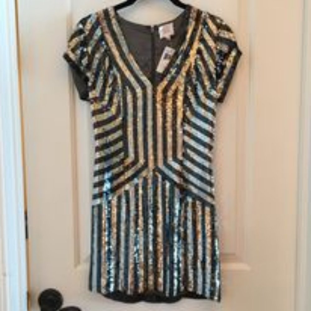 Parker Sequin Disco Dress